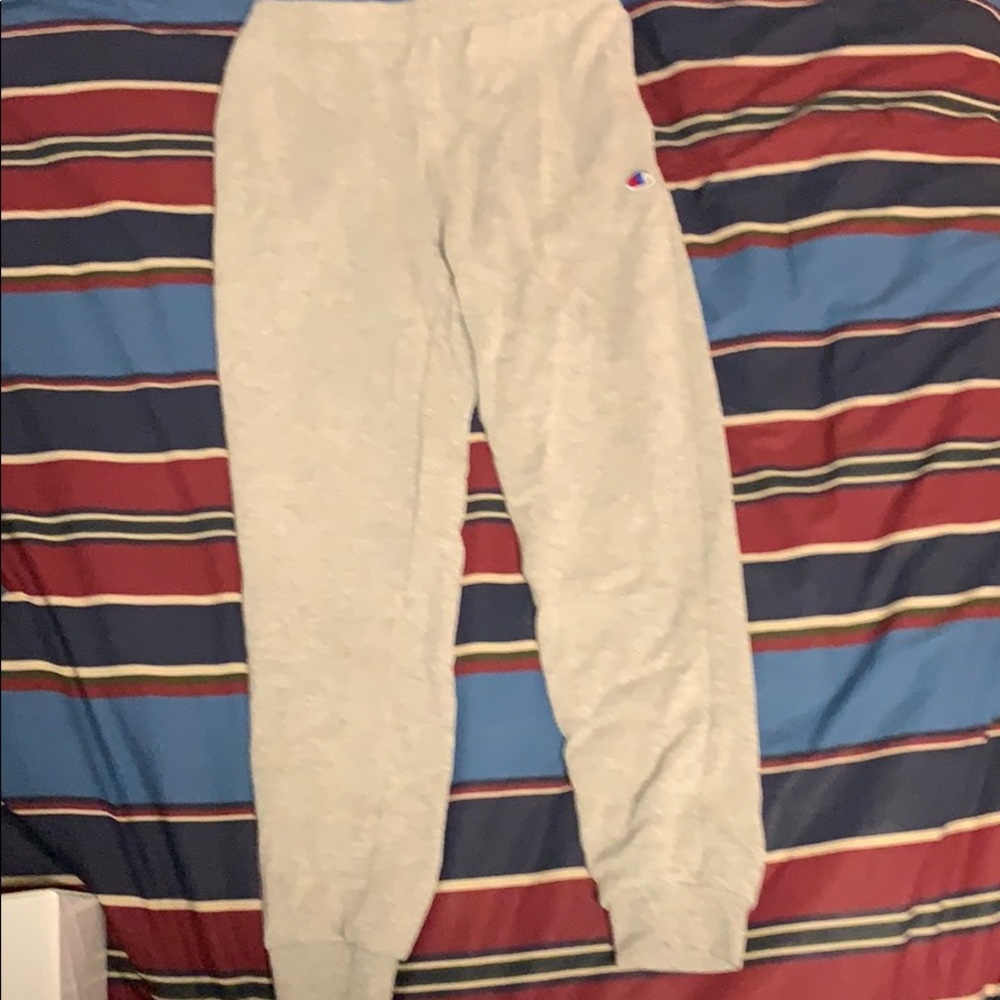 Champion gray sweatpants! Bargains accepted!